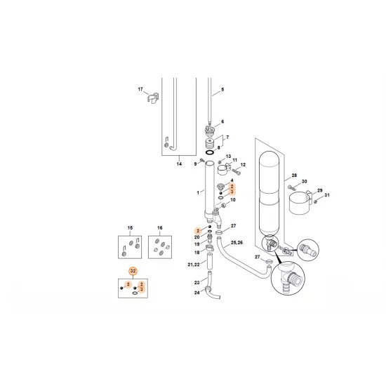 STIHL  Zestaw uszczelek - pompa 4247 007 1003